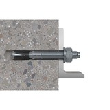 fischer Anclaje de perno FAZ II Plus 12/10 R en cubo, Pasador acero fino