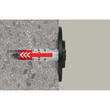 fischer Taco DuoPower 8x40 S, Pasador gris claro/Rojo