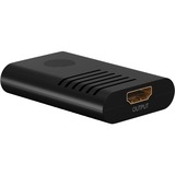 goobay Amplificador de señal HDMI 4K @ 60Hz, Alargador de HDMI negro