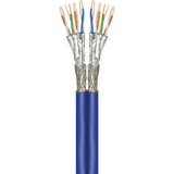 goobay Cable de red dúplex Cat.7a S/FTP (PiMF) Dca azul