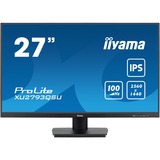 iiyama ProLite XU2793QSU-B7 pantalla para PC 68,6 cm (27") 2560 x 1440 Pixeles Quad HD LED Negro, Monitor LED negro (mate), 68,6 cm (27"), 2560 x 1440 Pixeles, Quad HD, LED, 1 ms, Negro