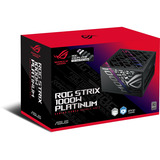 ASUS ROG-STRIX-1000P-GAMING-E, Fuente de alimentación de PC negro, 1000 W, 100 - 240 V, Activo, 130 W, 1000 W, 130 W