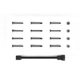 Alphacool Apex Stealth Metal 120mm Ventilador 2000rpm blanco/Negro