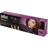 Braun Satin Hair 1 AS110 Cepillo de aire caliente Caliente Negro 200 W 2 m negro, Cepillo de aire caliente, Caliente, Barra de desplazamiento, Todo el pelo, Corto, Cabello seco/mojado