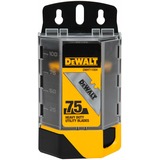DEWALT Cuchillas trapezoidales, endurecidas por inducción, 75 piezas, Cuchilla de repuesto 