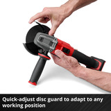 EINHELL Professional Akku-Winkelschleifer AXXIO 18/125 Q, 18Volt, Amoladora angular rojo/Negro