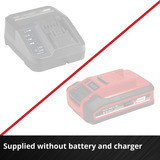 EINHELL Taladro atornillador percutor a batería Professional TP-CD 18/60 Li-i BL - Solo, 18Volt, Martillo atornillador rojo/Negro