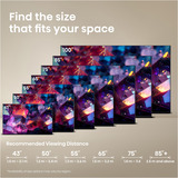 Hisense 43E7S PRO televisor Hi-QLED, TV QLED negro/Gris oscuro