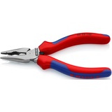 KNIPEX 0822145 alicate Alicates de punta fina, Alicates combi rojo/Azul, Alicates de punta fina, Metal, De plástico, Azul/Rojo, 14,5 cm, 145 g