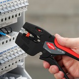 KNIPEX NexStrip herramienta múltiple para electricista, Alicates pelacables negro/Rojo