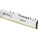 Kingston FURY FURY Beast 16GB 6000MT/s DDR5 CL30 DIMM White EXPO, Memoria RAM blanco, 16 GB, 1 x 16 GB, DDR5, 288-pin DIMM, Blanco