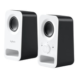 Logitech Z150 Blanco Alámbrico 3 W, Altavoces de PC blanco, 2.0 canales, Alámbrico, 3 W, Blanco