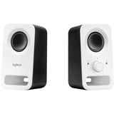 Logitech Z150 Blanco Alámbrico 3 W, Altavoces de PC blanco, 2.0 canales, Alámbrico, 3 W, Blanco