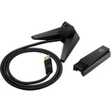 MSI AX1800 WiFi USB Adapter tarjeta y adaptador de interfaz USB 2.0, Adaptador Wi-Fi USB tipo A, USB 2.0, Masculino, Negro, 102 mm, 30 mm