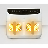 Medion Freidora de aire doble Life P20 MD11760 XXL, Freidora de aire caliente blanco