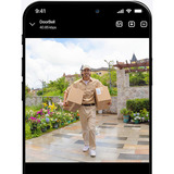 Reolink D340B w/ Chime + 64GB SD sistema de intercomunicación de video 4 MP Negro, Timbre de la puerta 4 MP, 2048 x 2048 Pixeles, CMOS, 25,4 / 3,11 mm (1 / 3.11"), 15 pps, 180°