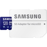Samsung MB-MD128SA/EU memoria flash 128 GB MicroSDXC UHS-I Clase 10, Tarjeta de memoria azul, 128 GB, MicroSDXC, Clase 10, UHS-I, 180 MB/s, 130 MB/s
