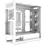 Thermaltake AX500, Caja de torre grande blanco