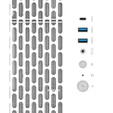 Thermaltake CA-11D-00F6WN-00, Caja de torre grande blanco