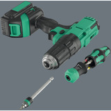 Wera Kraftform Kompakt 26 RA-R con bolsa, Conjuntos de bits negro/Verde