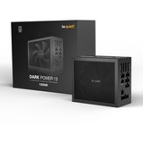 be quiet! Dark Power 13 1000W, Fuente de alimentación de PC negro