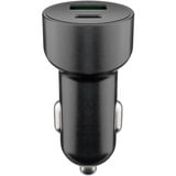 goobay cargador rápido para coche USB dual USB-C PD (Power Delivery) negro