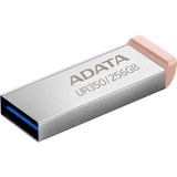 ADATA UR350 unidad flash USB 256 GB USB tipo A 3.2 Gen 1 (3.1 Gen 1) Marrón, Acero inoxidable, Lápiz USB níquel/Marrón, 256 GB, USB tipo A, 3.2 Gen 1 (3.1 Gen 1), Sin tapa, 3,5 g, Marrón, Acero inoxidable