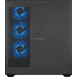 ALTERNATE ALT-THUNDER-INT-001, Gaming-PC negro/Transparente