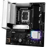 ASRock B860M Pro RS WiFi, Placa base negro/Plateado