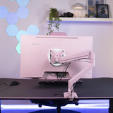 Arozzi Alzare Neo Single, Soporte de monitor rosa
