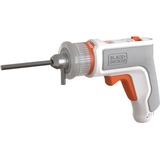 BLACK+DECKER HEXDRIVER, atornillador para muebles a batería BCRTA01, Destornillador blanco/Naranja