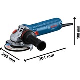 Bosch Amoladora angular GWS 12-125 Professional azul