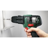 Bosch EasyImpact 12 1300 RPM Sin llave 1 kg Negro, Verde, Taladradora de impacto verde/Negro, Taladro de pistola, Sin llave, Sin escobillas, 1 cm, 1300 RPM, 2 cm