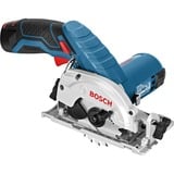 Bosch GKS 12V-26 PROFESSIONAL 8,5 cm Negro, Azul, Rojo 1400 RPM, Sierra circular azul/Negro, Madera, Negro, Azul, Rojo, 8,5 cm, 1400 RPM, 2,65 cm, 1,5 cm