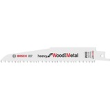 Bosch Hojas de sierra sable S 610 DF Heavy para madera y metal, 5 piezas, Hoja de sierra 
