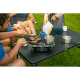 Campingaz Cocina de camping Camp & Trek Twin Connect, Cocina de gas plateado/Negro