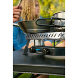 Campingaz Cocina de camping Camp & Trek Twin Connect, Cocina de gas plateado/Negro