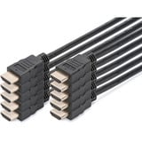 Digitus Cable HDMI de alta velocidad con Ethernet, paquete de 10 negro