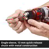 EINHELL TE-CD 18/48 Li, 4513935, Martillo atornillador negro