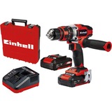 EINHELL Taladro atornillador percutor a batería Power X-Change TE-CD 18/48 Li, 18Volt, Martillo atornillador negro