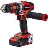 EINHELL Taladro atornillador percutor a batería Power X-Change TE-CD 18/48 Li, 18Volt, Martillo atornillador negro