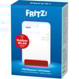 FRITZ! 1610 Outdoor, Repetidor blanco, Repeater 1610 Outdoor, Repetidor de red, 3000 Mbit/s, Wifi, Ethernet, Blanco