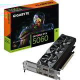 GIGABYTE GeForce RTX 5060 OC Low Profile 8G Tarjeta Gráfica - 8GB GDDR7, 128bit, PCI-E 5.0, 2512 MHz Frecuencia del núcleo, 3 x DisplayPort, 1 x HDMI, GV-N5060OC-8GL 128bit, PCI-E 5.0, 2512 MHz Frecuencia del núcleo, 3 x DisplayPort, 1 x HDMI, GV-N5060OC-8GL, GeForce RTX 5060, 8 GB, GDDR7, 128 bit, 7680 x 4320 Pixeles, PCI Express 5.0
