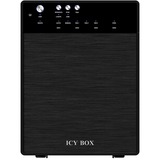 ICY BOX IB-3640SU3 USB 3.2 Gen 1 (3.1 Gen 1) Type-B Negro, Caja de unidades negro, Unidad de disco duro, SATA, 3.5", USB 3.2 Gen 1 (3.1 Gen 1) Type-B, 5 Gbit/s, Negro