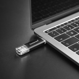 Intenso Twist Line 512 GB, Lápiz USB antracita/Transparente