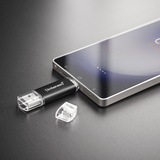 Intenso Twist Line 512 GB, Lápiz USB antracita/Transparente