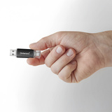 Intenso Twist Line 512 GB, Lápiz USB antracita/Transparente