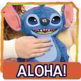 Just Play Disney Stitch - Many Moods Stitch, Peluches Personaje, 3 año(s), Interactivo, Sonoro, AA