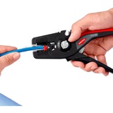 KNIPEX 12 42 195 , Alicates pelacables negro/Rojo