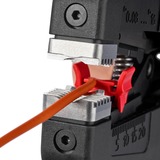 KNIPEX Alicates automáticos para pelar cables PreciStrip16, Alicates pelacables negro/Rojo